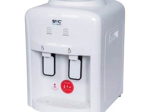 Кулер для воды, SVC, Aqua series 8TA, настольный, электрический, погрузка бутыля сверху, напряжение 220В-240В, нагрев 85-95, охлаждение 10-15, белый