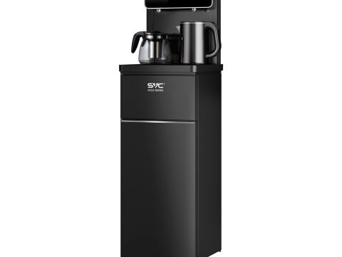 Кулер для воды, SVC, Aqua series 19TPM-E, напольный, электрический, погрузка бутыля снизу, напряжение 220В-240В, нагрев 85-95, охлаждение 10-15, чёрный