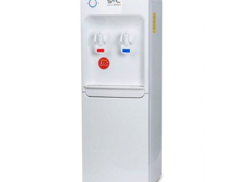 Кулер для воды, SVC, Aqua series 13JL-E, напольный, электрический, погрузка бутыля сверху, напряжение 220В-240В, нагрев 85-95, охлаждение 8-15, белый