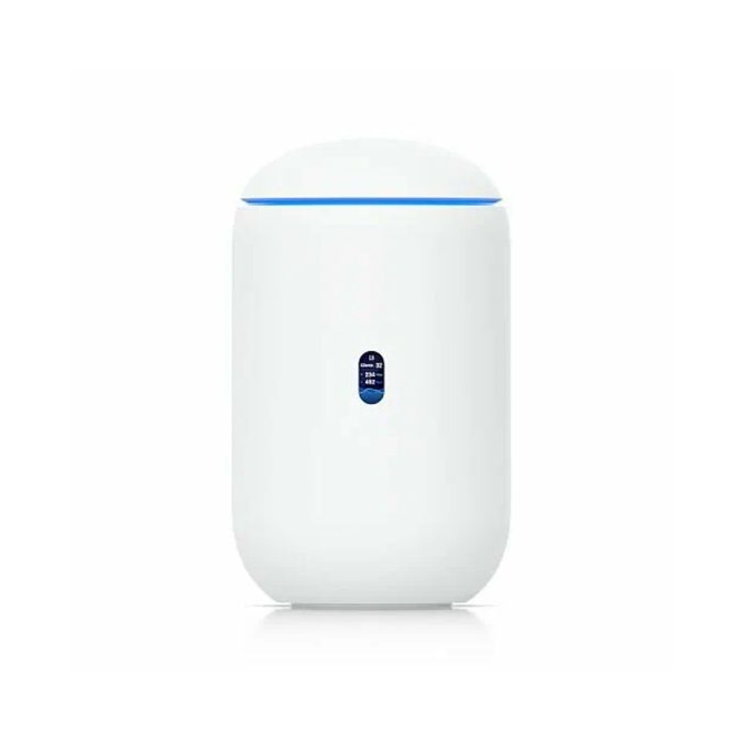 Сетевой маршрутизатор, Ubiquiti, UniFi Dream Router 7, 802.11a/b/g/n/ac/ax/be, BE10700, 1x10G SFP+, 1x2.5 GbE RJ45, 3x2.5 GbE RJ45, 300 клиентов, настольный