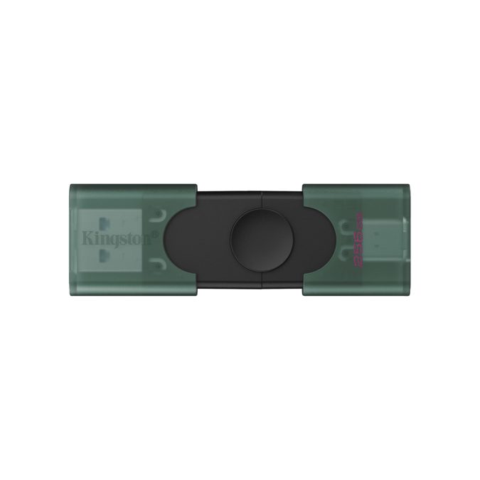 USB-накопитель, Kingston, DTDEG2/256GB, 256GB, USB-A / USB-C, Зеленый