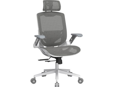 Игровое компьютерное кресло, Cougar, SPEEDER One White, Сетка, (Ш)50 (68)*(Г)45(50)*(В)110(132) см, Белый