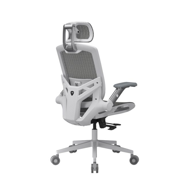 Игровое компьютерное кресло, Cougar, SPEEDER One White, Сетка, (Ш)50 (68)*(Г)45(50)*(В)110(132) см, Белый
