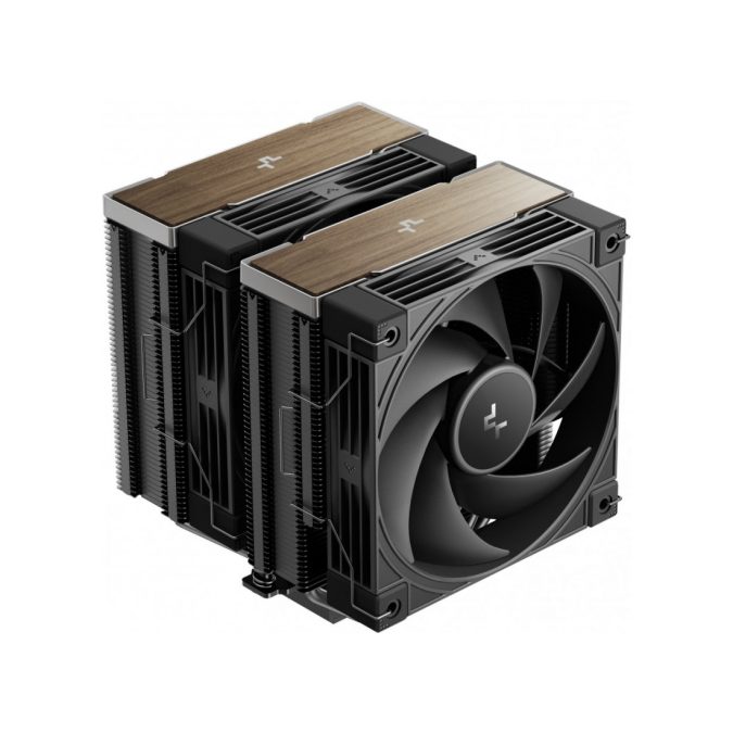 Кулер для процессора, Deepcool, AK620 G2 R-AK620G2-BKNNMN-GJD, Intel 1851/1700/1200/115х и AMD AM5/AM4, 300W, 2*120мм, 2000±10%/об/м, 57.76 CFM, 28.87 dB(A), 4pin, 127х144х159мм, Черный