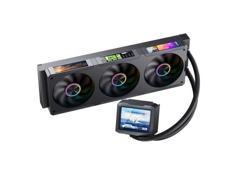 Кулер с водяным охлаждением, Jonsbo, TF3-360SCB Black, TF3-360SCB Black, intel 1151/1200/1700/1851 и amd AM4/AM5, TDP 325W, 3*120 мм, 700-2400 об/мин, 21.46-62.40CFM, 21.3-37.3dBA, Черный