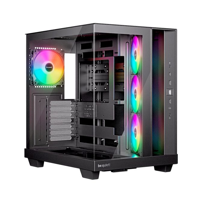Компьютерный корпус, Bequiet!, Light Base 500 LX Black, BGW85, ATX / M-ATX / Mini-ITX, 1*3.5"/2*2.5", 1 / 2, Вентилятор 4*120см, Высота кулера до 185 мм, Длина VGA до 400 мм, 432х305х436 мм, Без Б/П, Черный