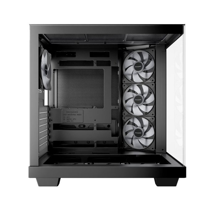 Компьютерный корпус, Bequiet!, Light Base 500 LX Black, BGW85, ATX / M-ATX / Mini-ITX, 1*3.5"/2*2.5", 1 / 2, Вентилятор 4*120см, Высота кулера до 185 мм, Длина VGA до 400 мм, 432х305х436 мм, Без Б/П, Черный