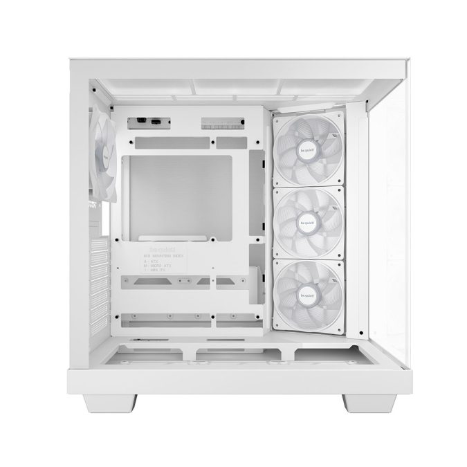 Компьютерный корпус, Bequiet!, Light Base 500 LX White, BGW86, ATX / M-ATX / Mini-ITX, 1*3.5"/2*2.5", 1 / 2, Вентилятор 4*120см, Высота кулера до 185 мм, Длина VGA до 400 мм, 432х305х436 мм, Без Б/П, Белый