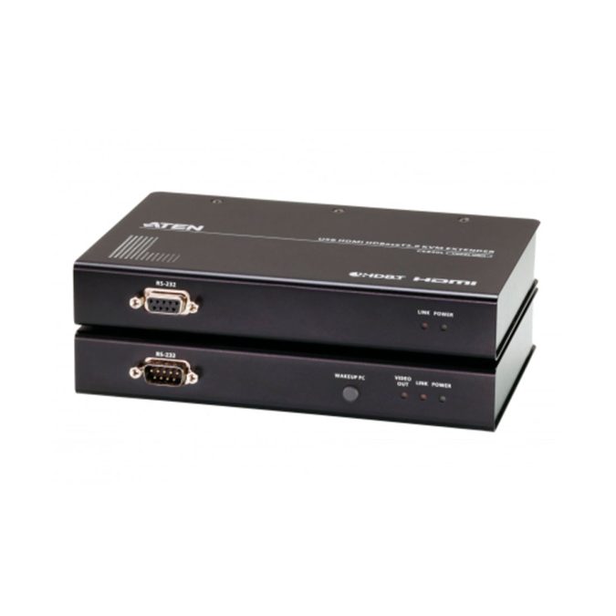КВМ-удлинитель, ATEN, CE820-ATA-G, USB, HDMI, HDBaseT 2.0, KVM Extender, W/O ETH, W/EU ADP