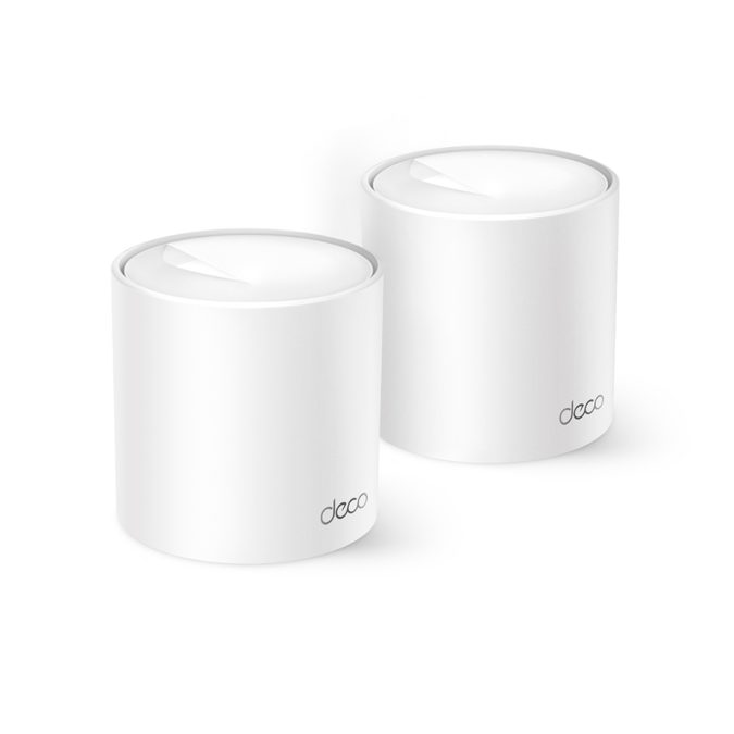 Домашняя Mesh-система Wi-Fi 6, TP-Link, Deco X1500(2-pack), WI-FI 6, 2,4 ГГц/5 ГГц, 802.11ax/b/g/n/ac/a, AX1500, 2 модуля в комплекте