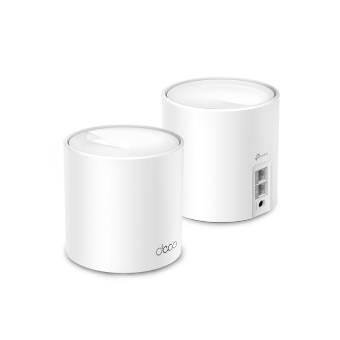 Домашняя Mesh-система Wi-Fi 6, TP-Link, Deco X1500(2-pack), WI-FI 6, 2,4 ГГц/5 ГГц, 802.11ax/b/g/n/ac/a, AX1500, 2 модуля в комплекте