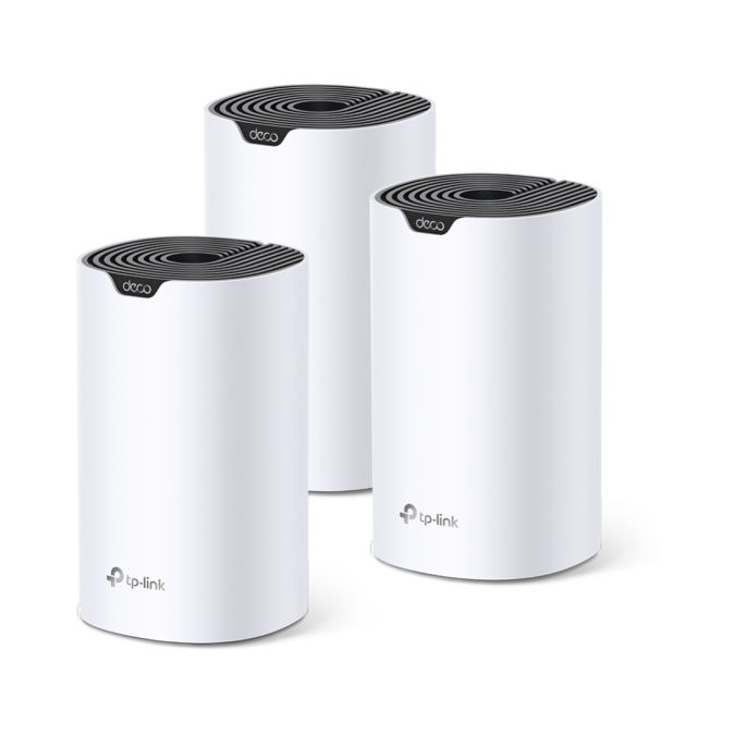 Домашняя Mesh-система, TP-Link, Deco S4(3-pack), 2,4 ГГц/5 ГГц, 802.11a/b/g/n/ac, AC1200, 3 модуля в комплекте
