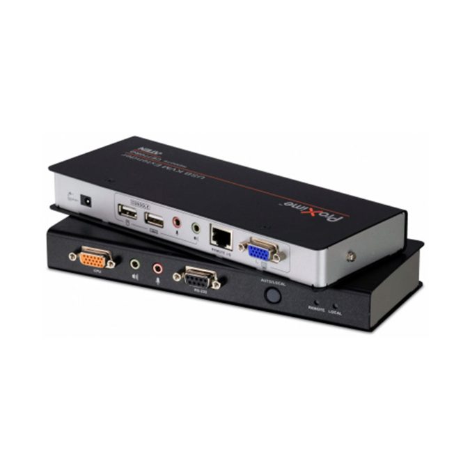 КВМ-удлинитель, ATEN, CE770-AT-G, USB, VGA/Audio, Cat 5, KVM Extender, W/DKW, W/EU ADP