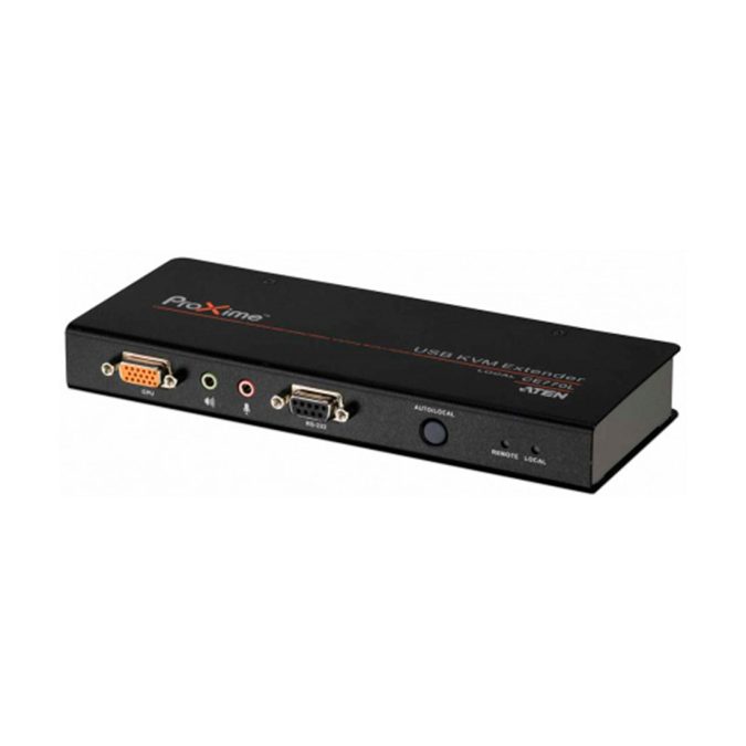КВМ-удлинитель, ATEN, CE770-AT-G, USB, VGA/Audio, Cat 5, KVM Extender, W/DKW, W/EU ADP