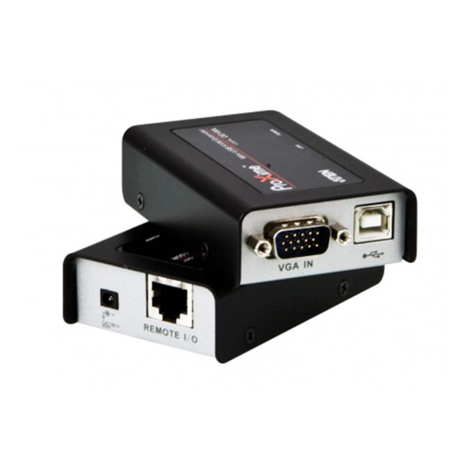 КВМ-удлинитель, ATEN, CE100-AT-G, USB, VGA, Cat 5, Mini KVM Extender, W/EU ADP