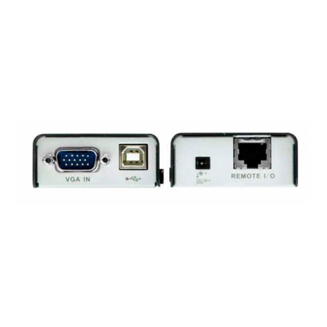 КВМ-удлинитель, ATEN, CE100-AT-G, USB, VGA, Cat 5, Mini KVM Extender, W/EU ADP