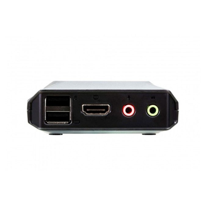 Кабельный КВМ-переключатель, ATEN, CS22H-AT, 2-Port, USB, 4K HDMI, Cable KVM Switch