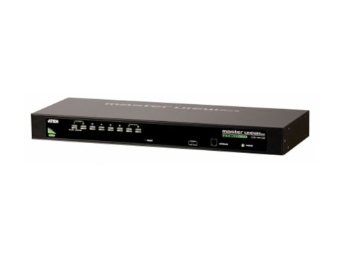 КВМ-переключатель, ATEN, CS1308-AT-G, 8-Port, PS/2-USB, VGA, KVM Switch, Cascade, W/EU ADP