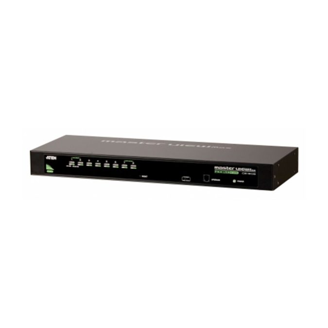 КВМ-переключатель, ATEN, CS1308-AT-G, 8-Port, PS/2-USB, VGA, KVM Switch, Cascade, W/EU ADP