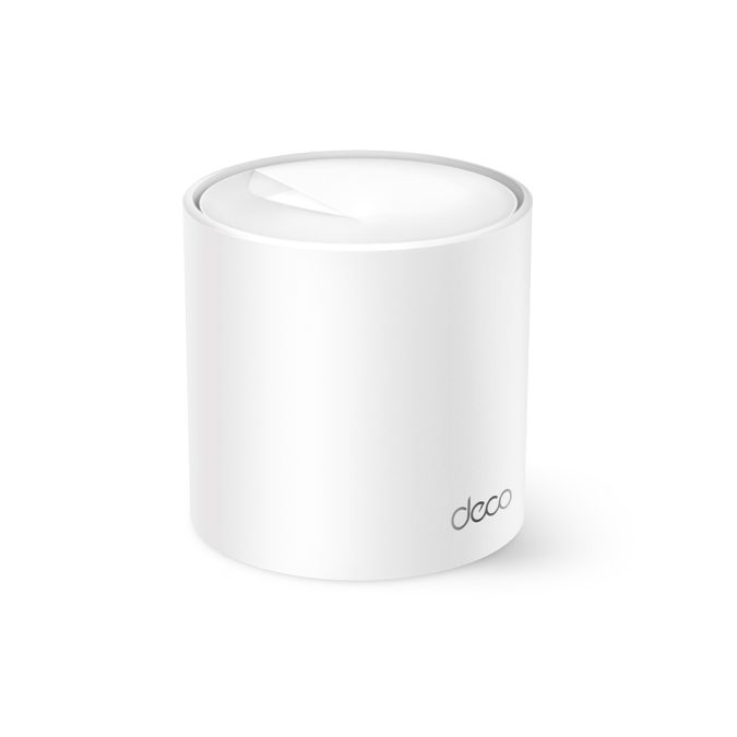 Беспроводная MESH-система Wi-Fi, TP-Link, Deco X10(1-pack), Wi-Fi 6, 2,4 ГГц/5 ГГц, 802.11a/b/g/n/ac/ax, AX1500, 2 гигабитных порта WAN или LAN (на каждом устройстве), 1 модуль