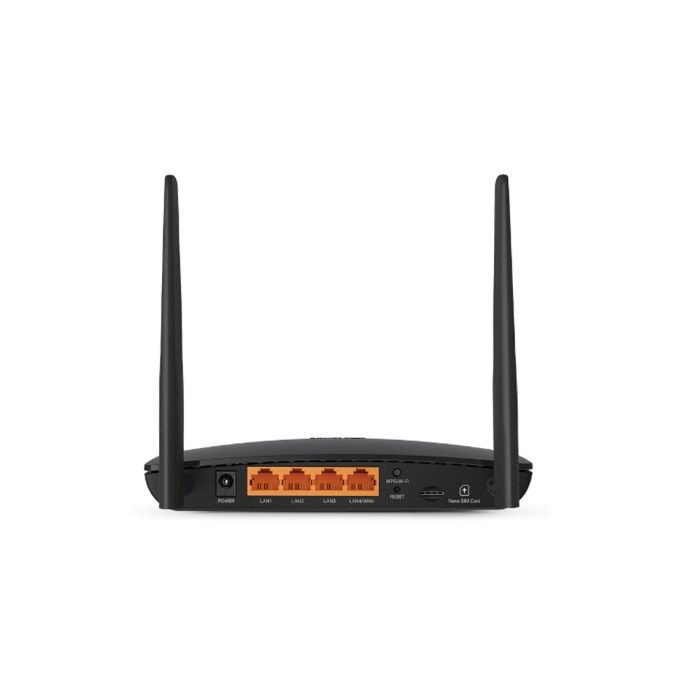 Маршрутизатор, TP-Link, Archer MR202, до 150 Мбит/с, 3 порта LAN 10/100 Мбит/с, 1 порт LAN/WAN 10/100 Мбит/с, 1 слот для Nano SIM-карты