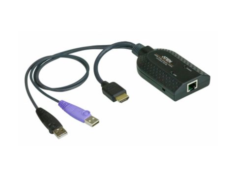 КВМ-адаптер, ATEN, KA7168-AX, ALTUSEN, USB, HDMI, Virtual Media KVM Adapter, W/CA