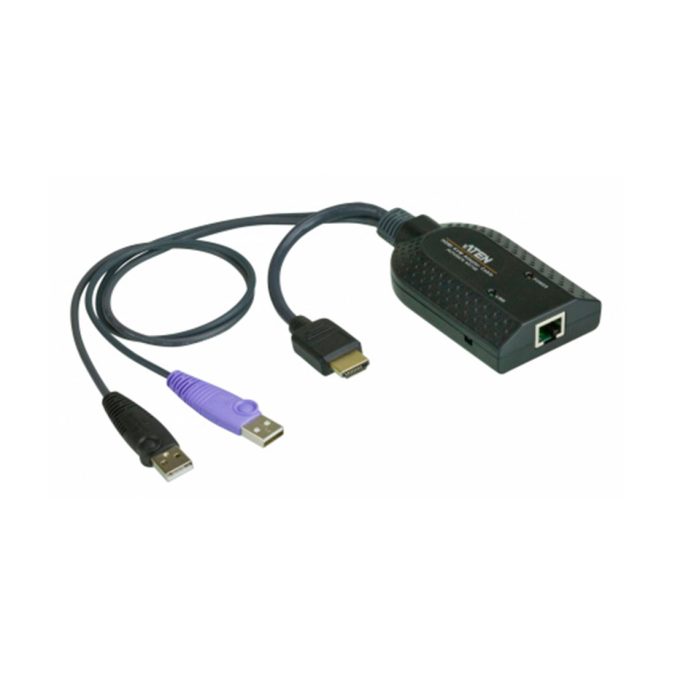 КВМ-адаптер, ATEN, KA7168-AX, ALTUSEN, USB, HDMI, Virtual Media KVM Adapter, W/CA