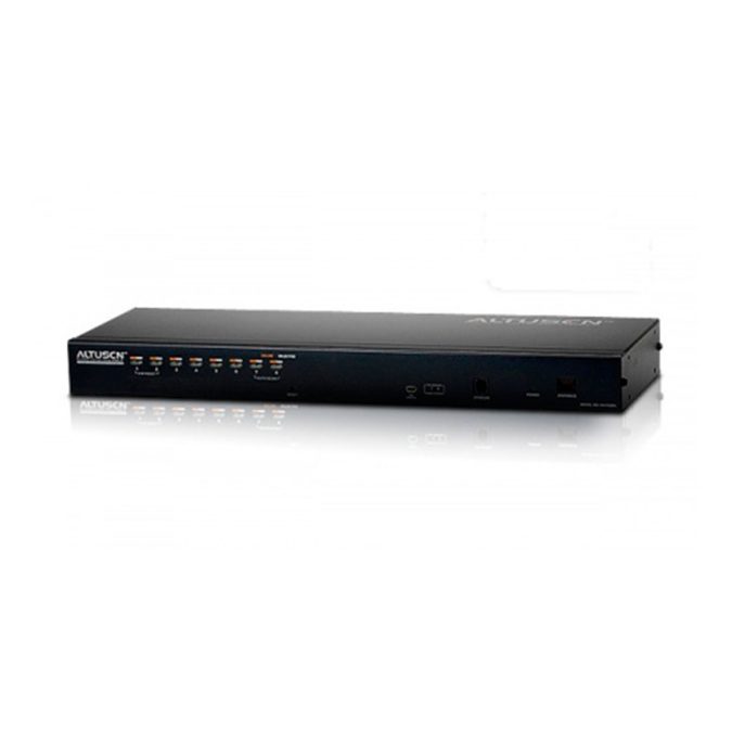 КВМ-переключатель, ATEN, KH1508AI-AX-G, ALTUSEN, 1 Local/Remote, 8-Port, Cat 5, W/EU Cord