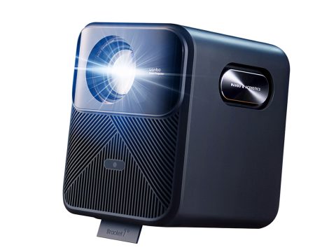 Проектор портативный, Wanbo, Mozart 1 Pro 2025, LCD, 1080p (FHD), 1200 ANSI lm, 3000:1, Google TV OS, Auto Focus, Auto Keystone, ASA 3.0, HDR10, MEMC, 20 000 часов, 2+16G, Wi-Fi 6, Bluetooth 5.0, HDMI 2.01, USB2, 3.5mm, DC*1, динамики 20W (210W), синий