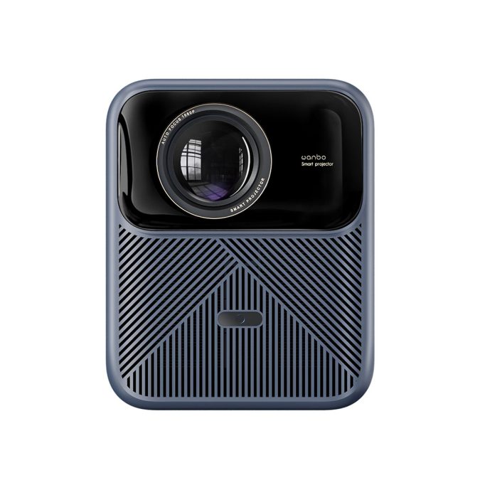Проектор портативный, Wanbo, Mozart 1 Pro 2025, LCD, 1080p (FHD), 1200 ANSI lm, 3000:1, Google TV OS, Auto Focus, Auto Keystone, ASA 3.0, HDR10, MEMC, 20 000 часов, 2+16G, Wi-Fi 6, Bluetooth 5.0, HDMI 2.01, USB2, 3.5mm, DC*1, динамики 20W (210W), синий