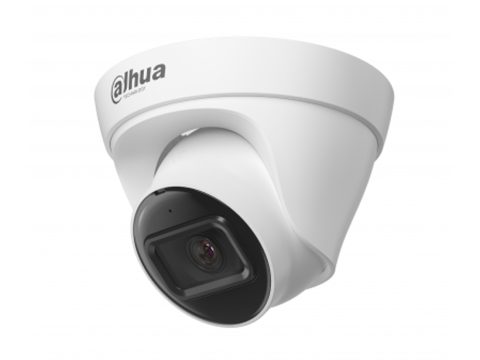 IP видеокамера, Dahua, DH-IPC-HDW1230T1-A, Купольная, Матрица: 1/2.7" 2Мп CMOS. Разрешение матрицы: 2 мегапикс. Тип объектива: фиксированный f=2.8 мм. Интегрированная ИК-подсветка - до 30 метров.