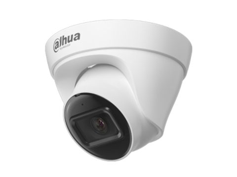 IP видеокамера, Dahua, DH-IPC-HDW1431T1-A, Купольная, 4 Мп, CMOS-матрица 1/2.9", ИК-подсветка - до 30 м, Функция день/ночь, Объектив: f=2.8 мм, 12VDC