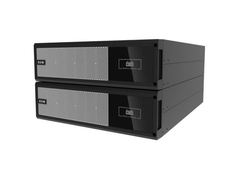 Батарейный блок, Eaton, 93PXEBM480, Стоечный 19" 6U, 2x240 V, Чёрный