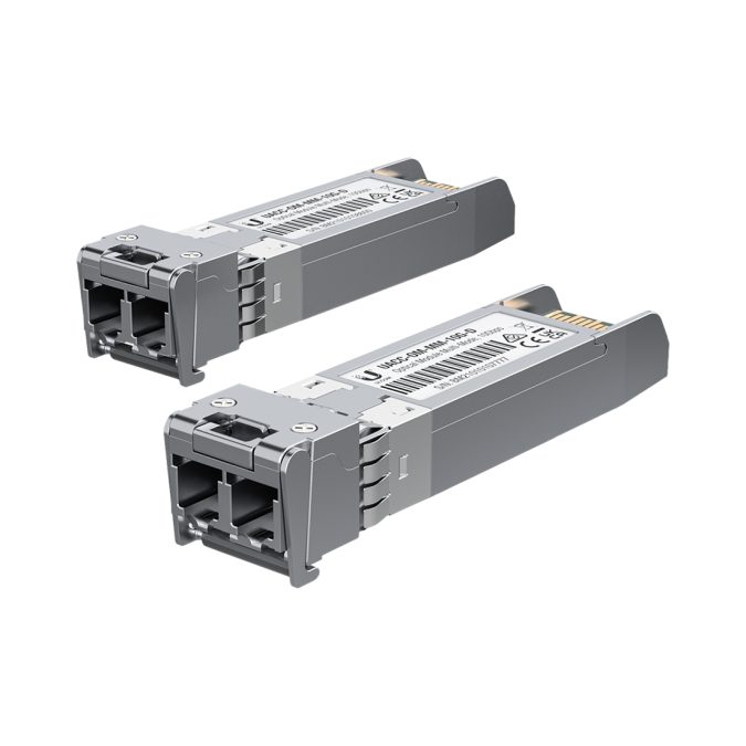Трансивер, Ubiquiti, UACC-OM-MM-10G-D, Multi-Mode Fiber,Duplex LC UPC, 1 / 10 Gbps,850 nm, 300 m, 0 to 70° C
