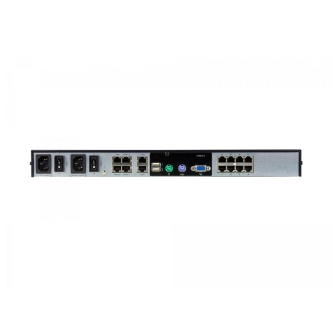 КВМ-переключатель, ATEN, KN1108VA-AX-G, ALTUSEN, 1L/1-Remote, 8 Port, Cat 5, KVM over IP, SW.W/EU CORD