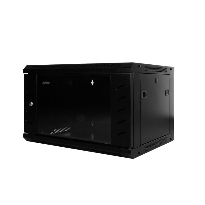 Шкаф коммуникационный настенный, SHIP, SC5622.11.100, SC серия, 19'' 22U, 570*600*1080 мм, Ш*Г*В, IP20, Чёрный