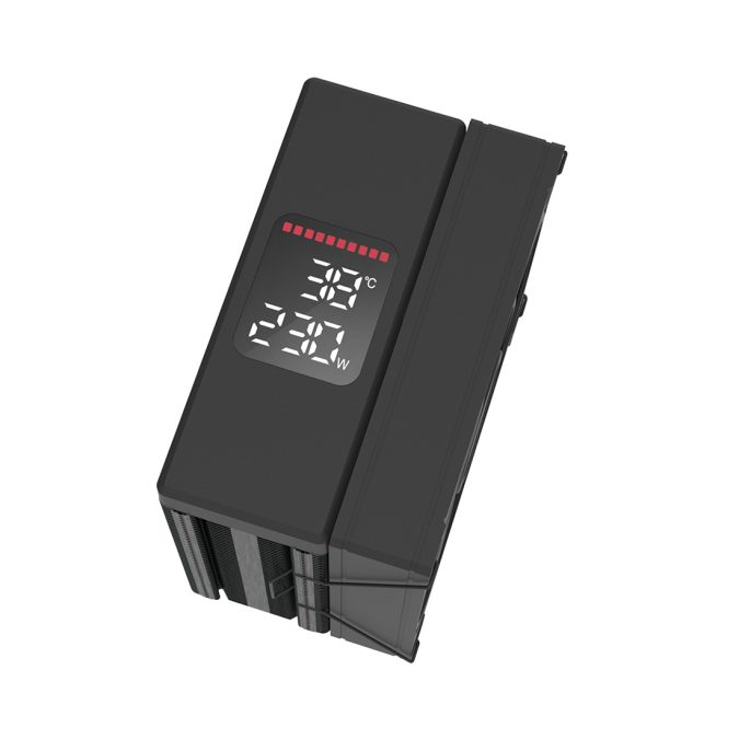 Кулер для процессора, Zalman, CNPS9X ECO DS, 120 мм, 600-2100 RPM, 57.1 CFM, 31.4 дБ, 4-pin PWM, 12071155 мм, Чёрный