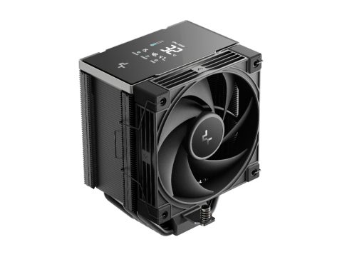 Кулер для процессора, Deepcool, AK700 Digital NYX R-AK700-BKNNMN-GJD-1, Intel 1851/1700/1200/115х и AMD AM5/AM4, 280W, 120мм, 2700±10%/об/м, 77.23 CFM, 36.0 dB(A), 4pin, 126х98х157мм, Черный
