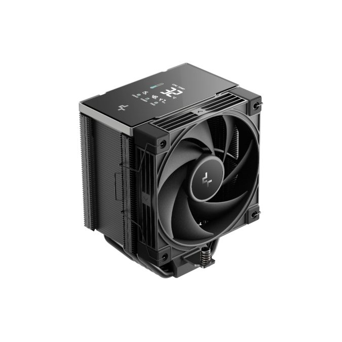 Кулер для процессора, Deepcool, AK700 Digital NYX R-AK700-BKNNMN-GJD-1, Intel 1851/1700/1200/115х и AMD AM5/AM4, 280W, 120мм, 2700±10%/об/м, 77.23 CFM, 36.0 dB(A), 4pin, 126х98х157мм, Черный
