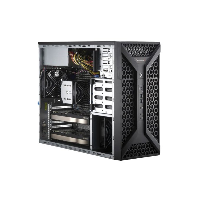 Платформа рабочей станции, SUPERMICRO, SYS-531A-I, LGA4677, Intel® W790, PCI-E, VGA, SATA, 4xNHS SATA, 1GbLAN, 10GbLAN, 8 DDR5, 1200W HS
