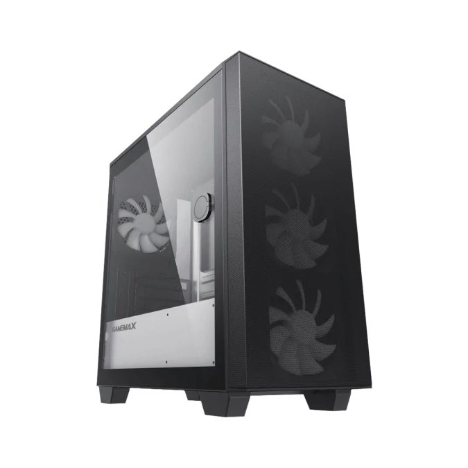 Компьютерный корпус, Gamemax, Aero mini ECO, 1110-6607R0018, MATX/ITX, 2*3.5"/2*2.5", Высота кулера до 155 мм, Длина VGA до 340 мм, 393x193x415 мм, Без Б/П, Черный
