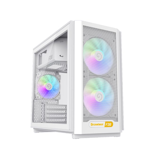 Компьютерный корпус, Gamemax, F36 WH, 1116-4036R0010, MATX/ITX, 2*3.5"/3*2.5", Высота кулера до 169 мм, Длина VGA до 350 мм, 419x216x388 мм, Без Б/П, Черный