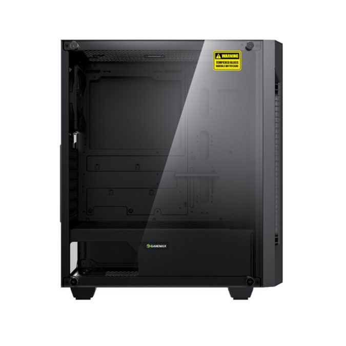 Компьютерный корпус, Gamemax, Fortress TG, 1126-3602R0022, ATX/MATX/ITX, 2*3.5"/2*2.5", Высота кулера до 164 мм, Длина VGA до 340 мм, 421x210x460 мм, Без Б/П, Черный