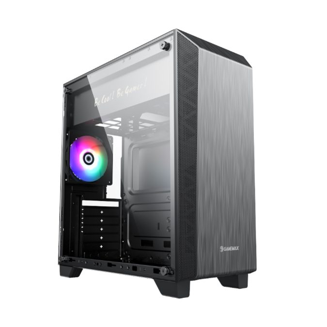 Компьютерный корпус, Gamemax, NOVA N5, 1108-5965R0007, ATX/MATX/ITX, 2*3.5"/2*2.5", Высота кулера до 156 мм, Длина VGA до 360 мм, 430x200x437 мм, Без Б/П, Черный