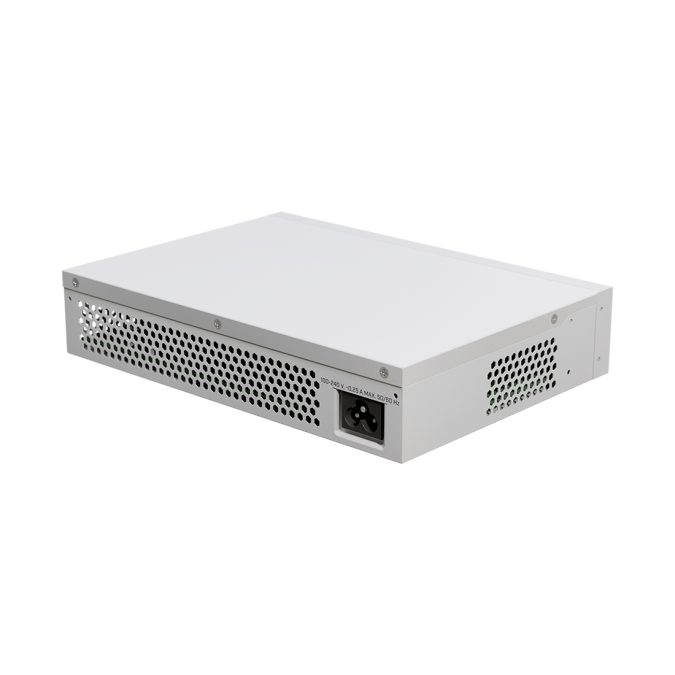 Коммутатор, MikroTik, CSS318-16G-2S+IN, Cloud Smart Switch, 16xGigabit LAN, 2xSFP+, RouterOS/SwitchOS (dual boot), desktop case, -40°C to 60°C