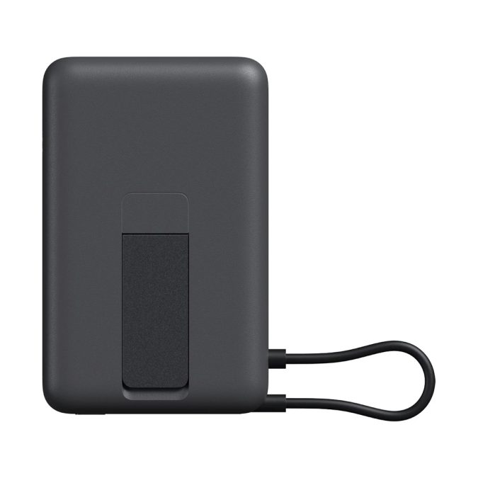 Портативный внешний аккумулятор, Xiaom, Magnetic Power Bank 10000 with Built-in Stand Black, WPB1007Z/BHR08P9GL, 10000мА·ч (37Вт·ч), 33Вт, 210г, 108,8  68,9  20,25мм, Чёрный
