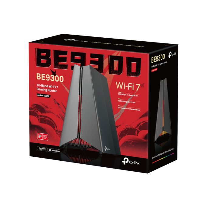 Маршрутизатор, TP-Link, Archer GE550, 802.11be, WAN 5 Гбит/с, 4 порта LAN 2,5/5 Гбит/с
