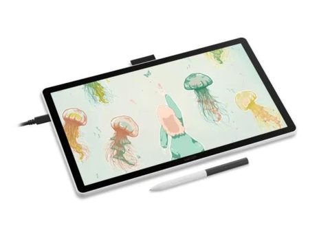 Графический планшет, Wacom, One pen display 14.0", DTC141W0, Белый