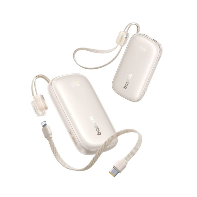 Портативный внешний аккумулятор, Baseus, EnerFill FC21 Qpow 3 Ultra (E0027Q01), 10000mAh, 45W, Титановый