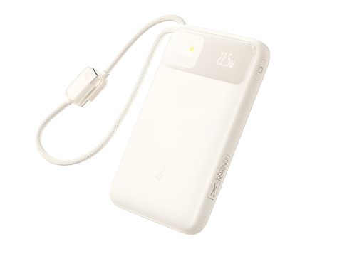 Портативный внешний аккумулятор, Baseus, EnerFill FC11 (E0027S05), 20000mAh, 22.5W,Бежевый
